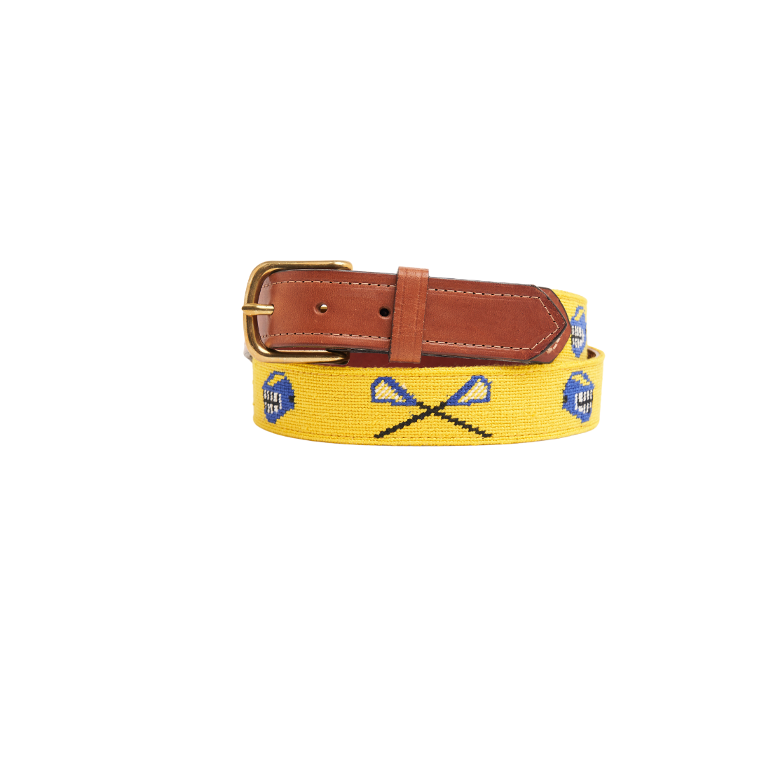 Needlepoint Men's Lacrosse Belt