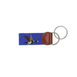 Needlepoint Key Fob- Duck Design (on both sides) Hand Stitched