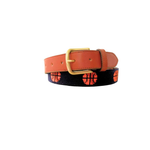 Belt Needlepoint belt basketball design