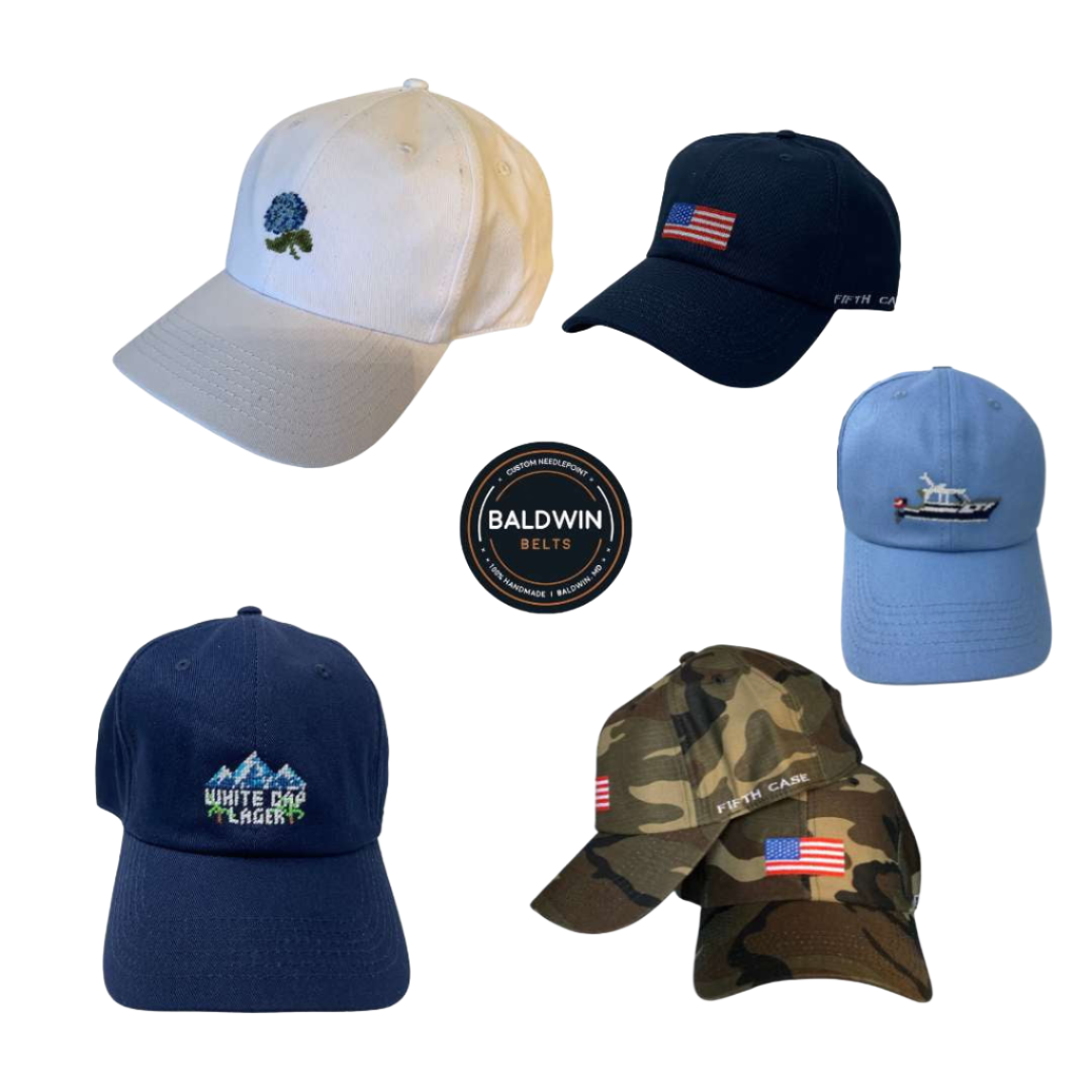 Custom Needlepoint Hat -to fit your passion!