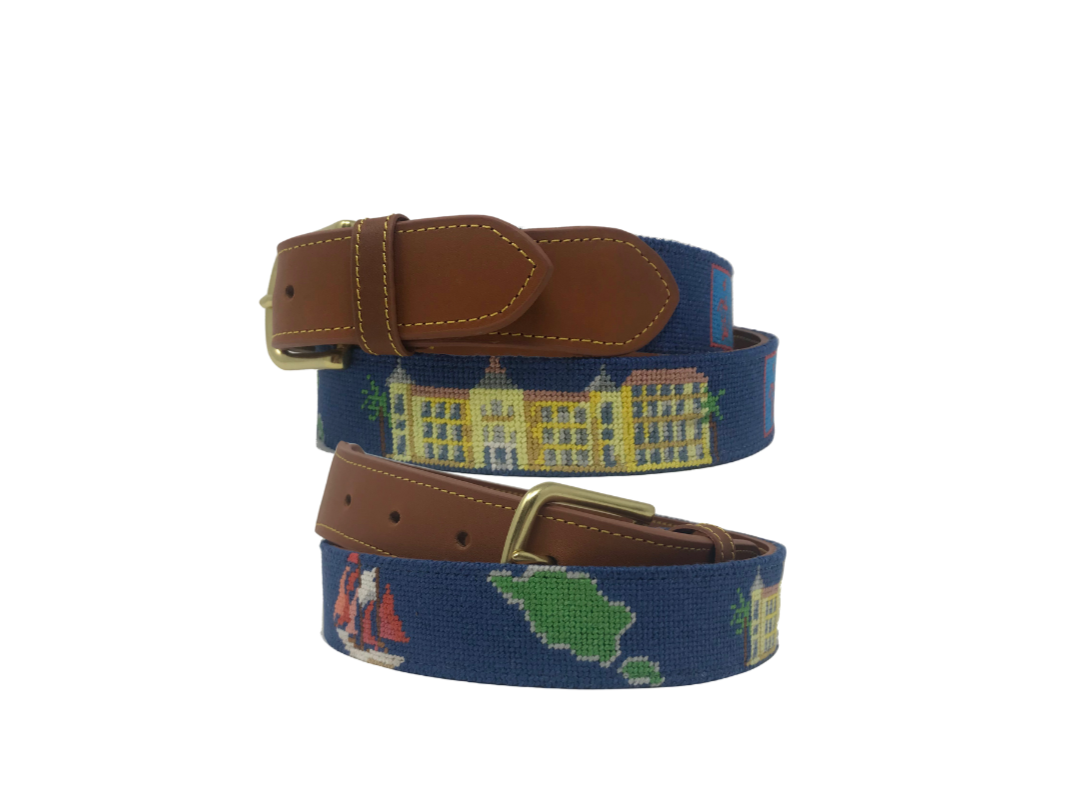 Personalized Needlepoint Belt