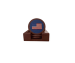 Needlepoint Coasters-American Flag