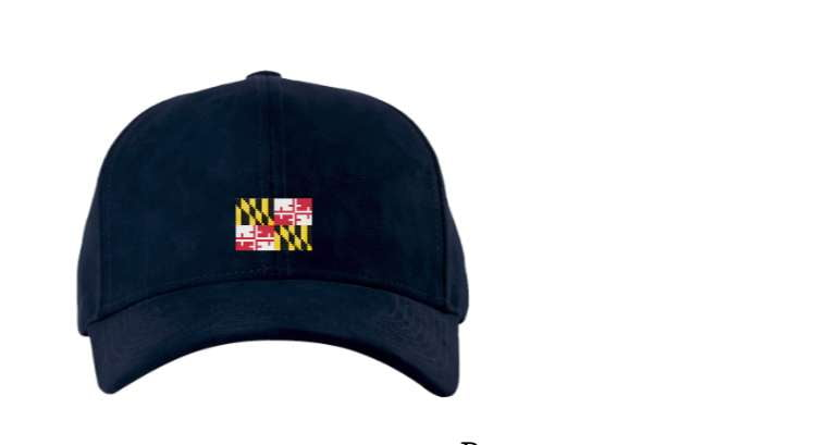 Maryland Flag Needlepoint Hat