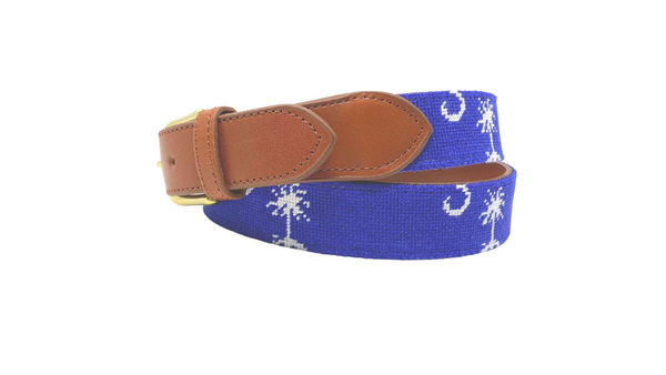 South Carolina Needlepoint Belt