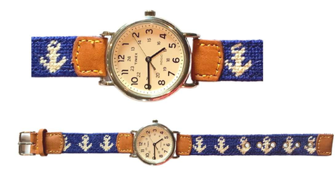 Anchor Needlepoint Watch